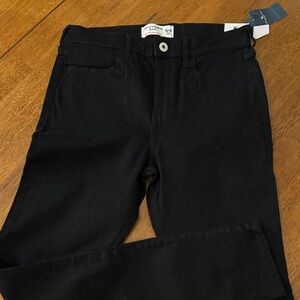 Abercrombie Kids Black High-Rise Jeans